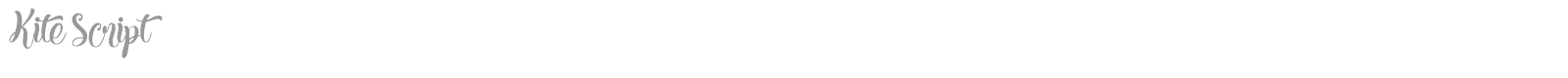 Kite Script font preview